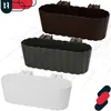 KOTARBAU® Balkonblumenkasten 40x15x15cm Grau zum Aufhängen Produktbild-Vorschau 8