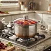 Edelstahl Kochtopf 4 L mit Glasdeckel - Suppentopf 20 cm Produktbild-Vorschau 7