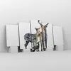 Bild auf Leinwand - Leinwandbild - Deer Familie Wildheit Produktbild-Vorschau 4