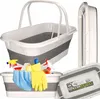 Silikoneimer, faltbar, für Touristen, Camping, Mops, 22 l Produktbild-Vorschau 1