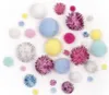 folia Pompons UNICORN Größen sortiert 30 Stück Produktbild-Vorschau 2