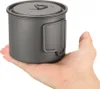Lixada Titanium Pot Camping Portable Titanium Water Náhľad obrázku produktu 3