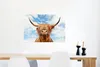 MuchoWow® Poster Schottisches Hochlandrind - Wolke - Tiere Produktbild-Vorschau 5