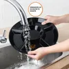 Serviertablett-Set 4-tlg., 6 Fächer, 31,5 cm, Kunststoff, schwarz Productafbeelding-voorbeeld