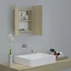 vidaXL LED koupelnová zrcadlová skříňka Sonoma Oak 40x12x45 Náhled obrázku produktu 4