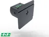 A 3D render of a black motion sensor with green terminal connectors and a logo at the bottom. Anteprima dell’immagine prodotto