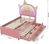 okwish Kinderbett Flachbett 90×200 cm mit ausziehbares Produktbild-Vorschau 6