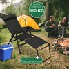 ELONEO Chaise de camping pliante avec repose-jambes Voir les images du produit 6