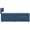 Boxspringbett mit Matratze Blau 90x190 cm Stoff Produktbild-Vorschau 5