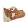 Vanuba - Damen Hausschuhe Oxford Tartan Lammfell Leder Produktbild-Vorschau 3