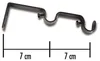 Wspornik podwójny Gardinia do Ø 16 mm czarny mat 7 / 7 cm Podgląd zdjęcia produktu 6