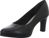 Tamaris Damen Pumps Blockabsatz klassisch Holzoptik Leder Produktbild-Vorschau 5