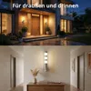 Grafner Design Edelstahl Wandlampe mit Bewegungsmelder und Produktbild-Vorschau 7