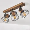 Cotes »Cotes« Deckenlampe, Holz/Metall, Braun/Schwarz Produktbild-Vorschau 8