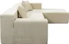 Ecksofa "Tessaro" mit strukturiertem Stoffbezug – 4-Sitzer Produktbild-Vorschau 5