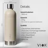 VIOK 1,3 L Edelstahlflasche für Aarke Carbonator 3, Smeg, Produktbild-Vorschau 7