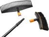 Fiskars Rastrello a foglie larghe + scopa per terrazzi + Anteprima dell’immagine prodotto 1