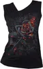 Spiral - Burnt Rose - Gathered Shoulder Slant Vest Black XL Produktbild-Vorschau 1