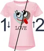 BEZLIT Mädchen Wende Pailletten T-Shirt mit Herz-Motiv Produktbild-Vorschau 4