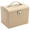 Friedrich23 - Sieradendoos, Cordoba, leer, beige, Productafbeelding-voorbeeld 3