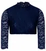Dirndlbluse Amsterdam 3/4 dunkelblau 42 Produktbild-Vorschau 2