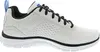 A side view of a white and black athletic shoe. Anteprima dell’immagine prodotto