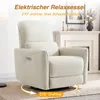 CHITA Elektrischer Relaxsessel, 270° drehbar, Fernsehsessel Produktbild-Vorschau 4