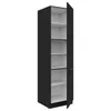 Hochschrank Siena schwarz 60 DK-210 2F Produktbild-Vorschau 2