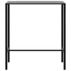 A product shot of a black bar table against a white background. Produktbild-Vorschau