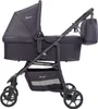 A black BabyGo Kombikinderwagen Style 3in1 is shown against a white background. Produktbild-Vorschau