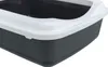 TRIXIE Katzentoilette Classic - dunkelgrau/weiß - 37 × 15 × Produktbild-Vorschau 3
