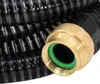 vidaXL Tubo di aspirazione con raccordi in ottone nero 1,1" Anteprima dell’immagine prodotto 4