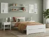 IKAROS Doppelbett 90 x 200 cm, weiß. Matratze: ohne Produktbild-Vorschau 1