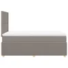 Maison Exclusive - Boxspringbett mit Matratze Taupe 120x190 Produktbild-Vorschau 7