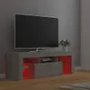 vidaXL Szafka pod telewizor z oświetleniem LED betonowa Podgląd zdjęcia produktu 5