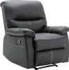 3+2+1-Sitzer Sofa und Sessel mit Relaxfunktion in schwarzem Produktbild-Vorschau 3