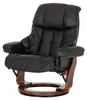 home24 Relaxsessel mit Hocker - Echtleder / Kunstleder Produktbild-Vorschau 9