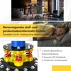 COSTWAY Punchingball stehend, 360° Reflexstange, Produktbild-Vorschau 3
