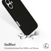 Accezz Liquid Silikoncase mit MagSafe iPhone 16 - Schwarz Produktbild-Vorschau 5