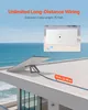 A solar panel is shown on a rooftop overlooking the ocean. An extension cable is connected to the panel and runs along the roof. Náhled obrázku produktu