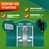 GARDEBRUK® XXXL Metall Gerätehaus 8m² mit Fundament Produktbild-Vorschau 5