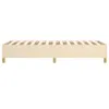 Bettgestell ohne Matratze Creme 90x200 cm Stoff Produktbild-Vorschau 6