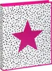Pagna Pagna Ringbuch A4 Pink Star sort. Produktbild-Vorschau 1