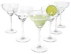 6x Margarita Gläser mit Fuß 6 Personen Drinks Cocktail-Glas Produktbild-Vorschau 1