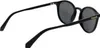 A pair of black Polaroid sunglasses shown from a side-angle against a white background. Produktbild-Vorschau