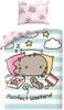 Baumwollbettwäsche 140x200 Pusheen Kitten für Kinder Produktbild-Vorschau 2