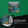 Coloray Uhr auf Leinwand 30x30 cm Wand Uhr Dekoration Produktbild-Vorschau 5