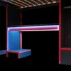 Hochbett mit LED-Beleuchtung, Gaming Bett mit Schreibtisch, Produktbild-Vorschau 10