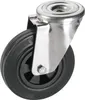 Tarrox Lenkrolle V2A 100x30 mm mit Vollgummireifen bis 60 Produktbild-Vorschau 1