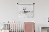 MuchoWow® Wandteppich Wandbehang Hirsche - Winter - Schnee Produktbild-Vorschau 2